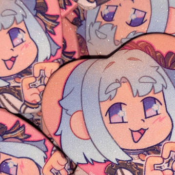 Ensemble Stars Fan Art: Hajime glitter pins (for #ShinononDayPH23)