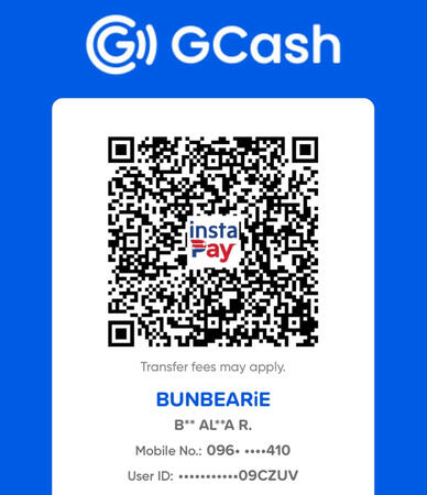 BUNBEARiE's QR Code for GCash