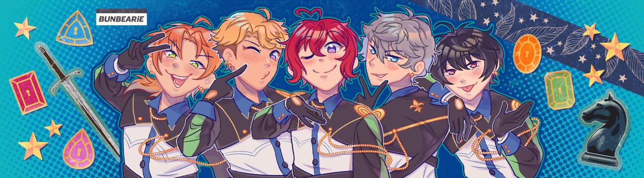 Ensemble Stars Fan Art: Knights (for Happy Knights Trip CSE)